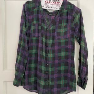 Plaid LF top